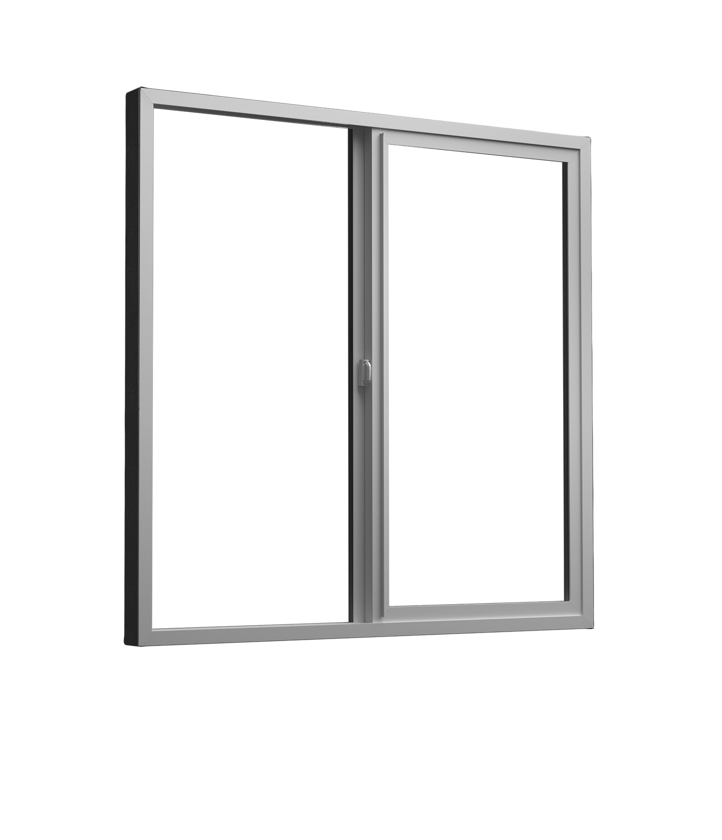 Milgard V250 Style Line Series 71-1/2-in x 47-1/2-in White Exterior White Interior Left-Handed Vinyl Sliding Window Double strength (Half Screen Included)