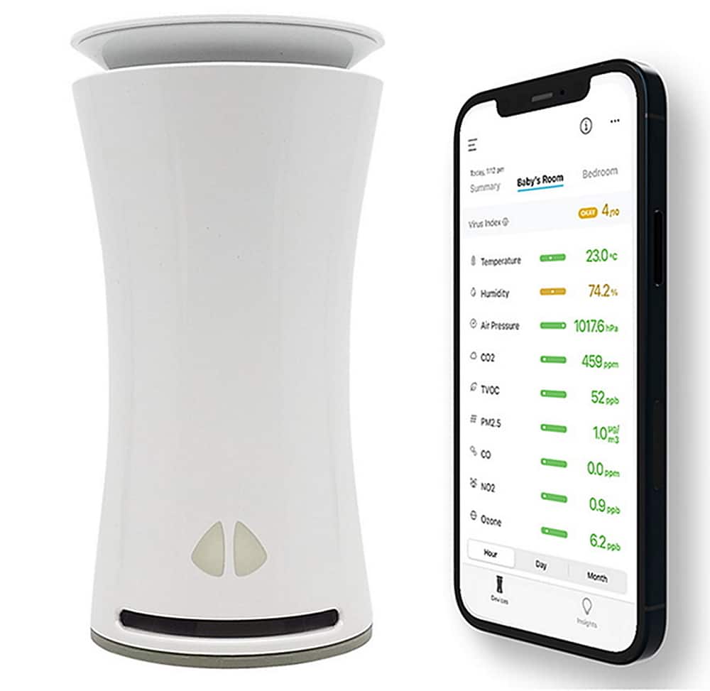 uHoo - Smart Indoor Air Quality Monitor - White