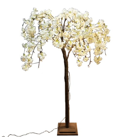 Hi-Line Gift 70.86-in Brown Indoor Floor Cherry Blossom Artificial branch/stem