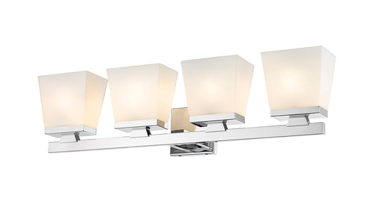 Z-Lite Astor 29-in 4 Light Polished Chrome Farmhouse Bathroom Vanity light