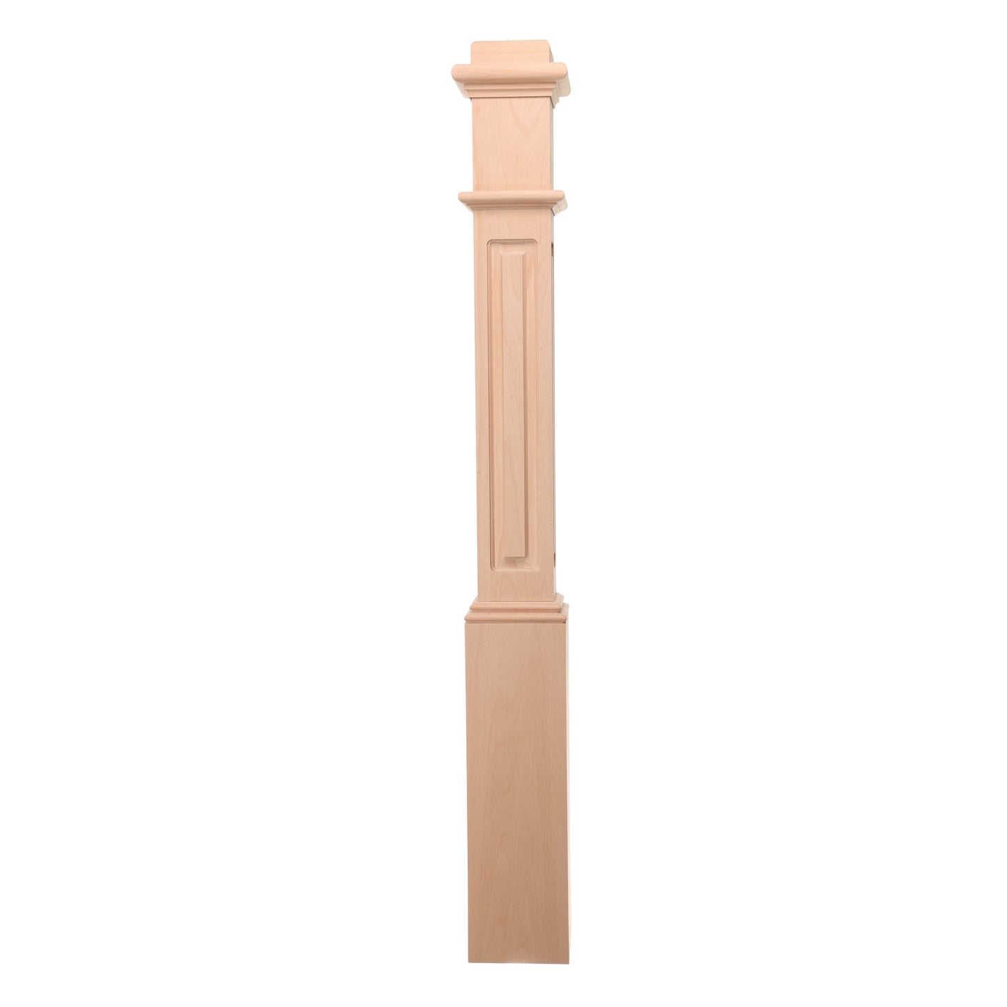 RELIABILT 56-in x 6.25-in Unfinished Beechwood Classic Universal Stair Newel Post