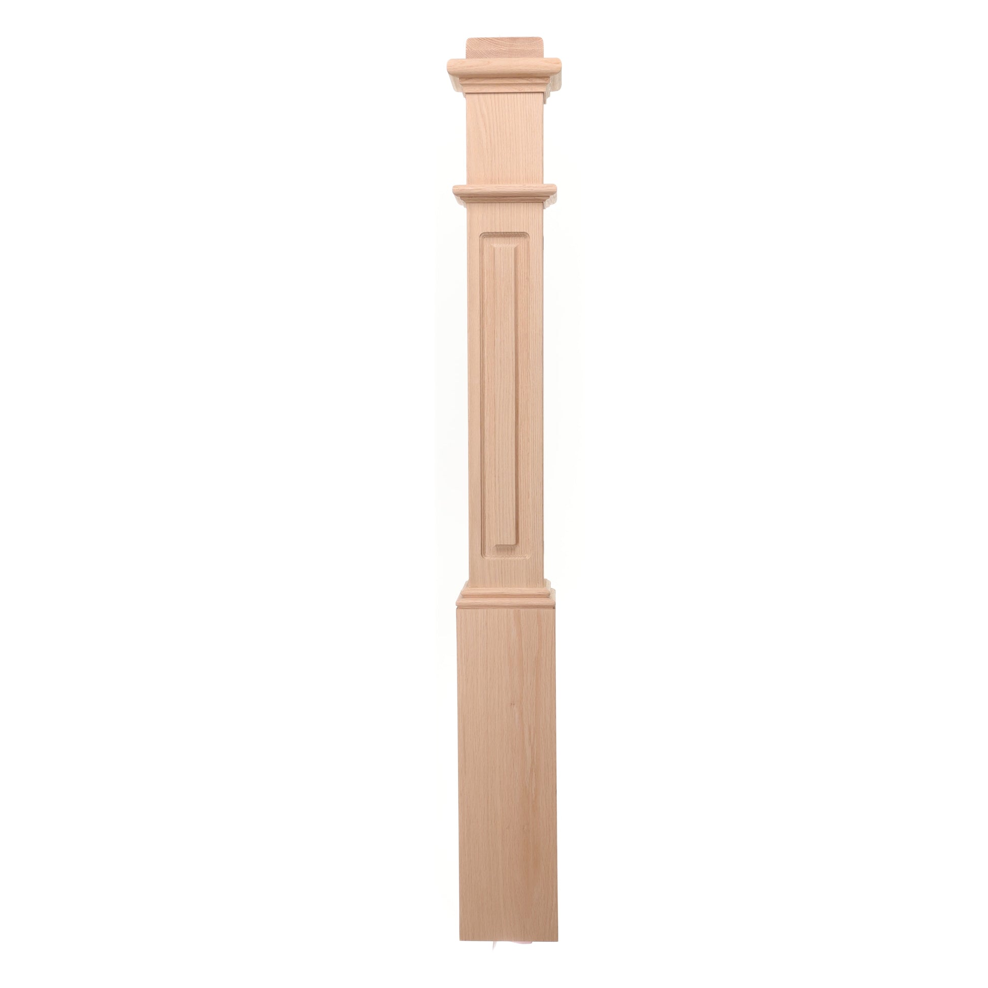 RELIABILT 56-in x 6.25-in Unfinished Red oak Classic Universal Stair Newel Post