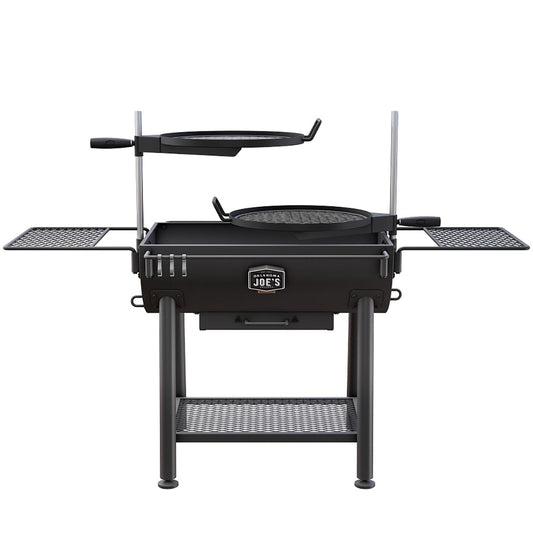 Oklahoma Joe's Firecraft 29-in W BLACK Barrel Charcoal Grill