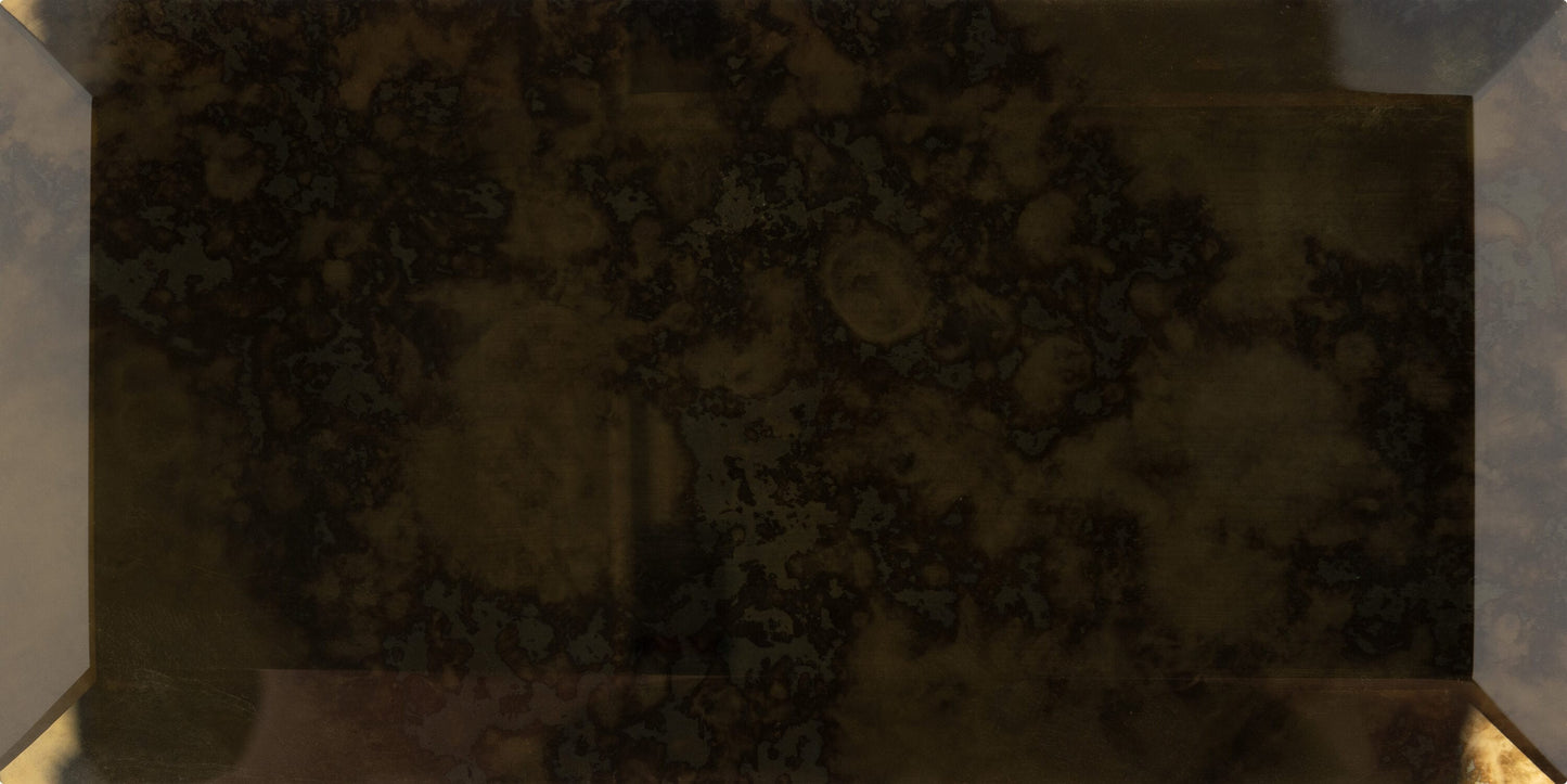 Affinity Tile Lustre Beveled Antique Gold 3-in x 6-in Glossy Glass Wall Tile ( 10.4-sq ft Carton )