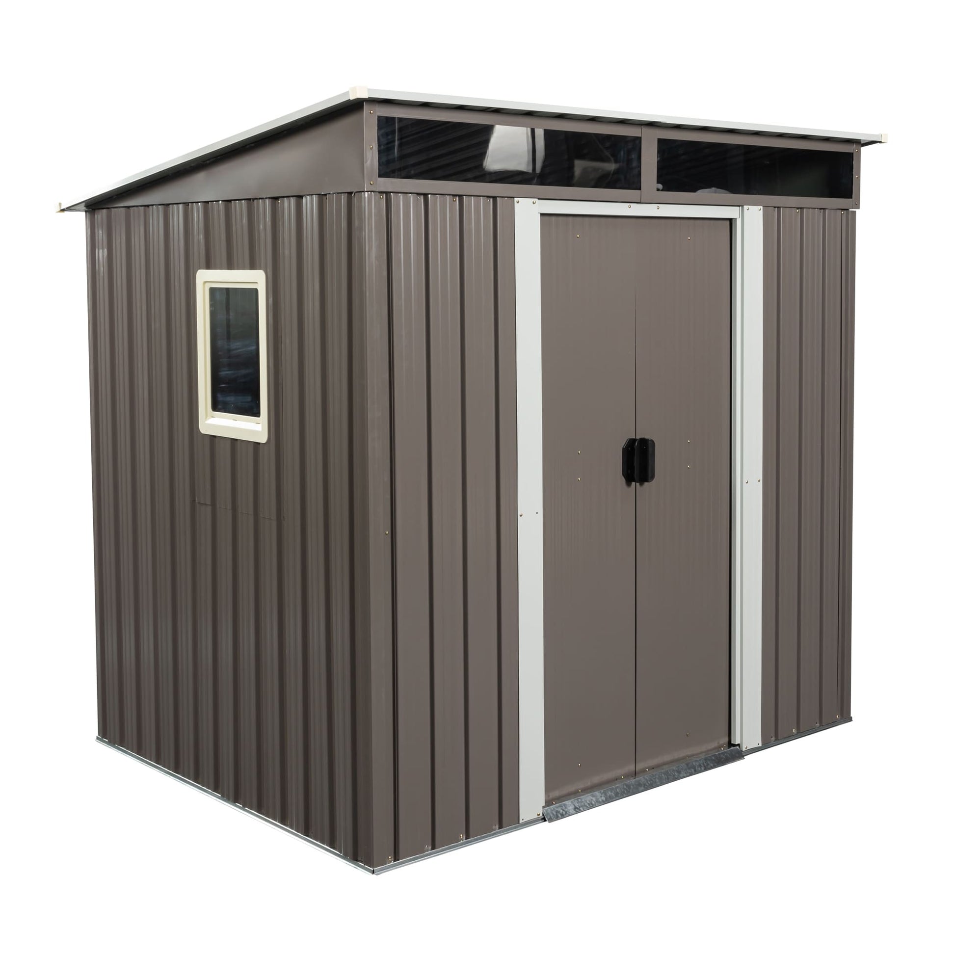 Clihome 5-ft x 6-ft Galvanized steel Metal Storage Shed