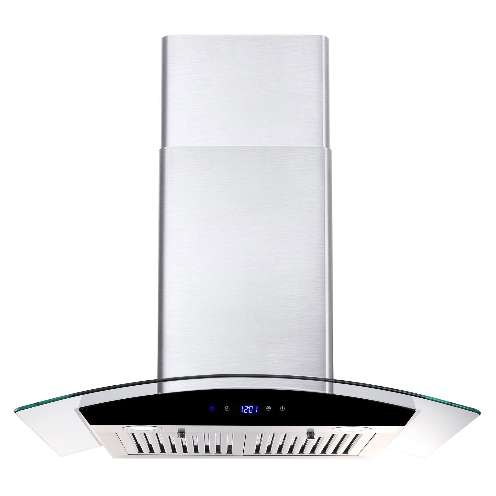 Maocao Hoom 30 inch Ducted 700-CFM Silver Wall-Mounted Range Hood