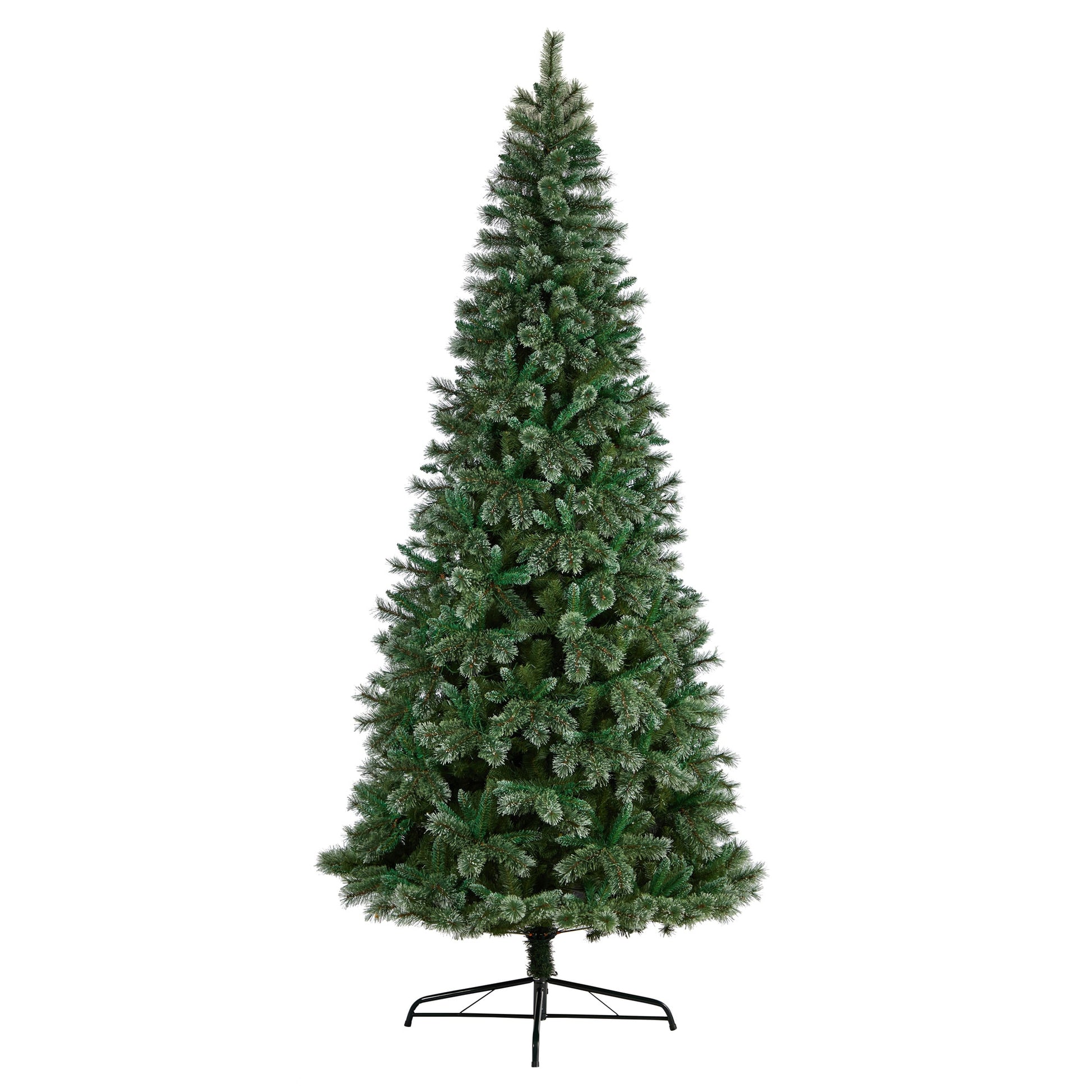 Nearly Natural 10-ft Pine Slim Artificial Christmas Tree