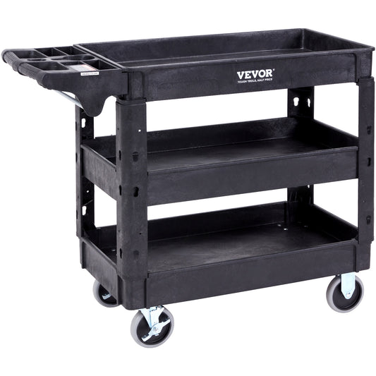 VEVOR 33.74-in-Drawer Shelf Utility Cart DXSLSYTCDXCX3K5H9V0