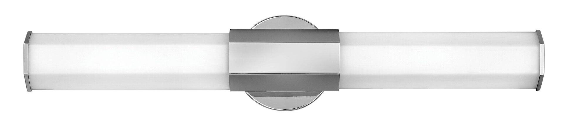 Hinkley Facet 26-in 2 Light Polished Nickel Integrated LED Modern/contemporary Bathroom Vanity light