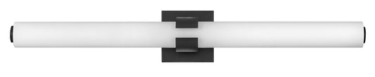 Hinkley Aiden 31.25-in 4 Light Matte Black Integrated LED Modern/contemporary Bathroom Vanity light bar