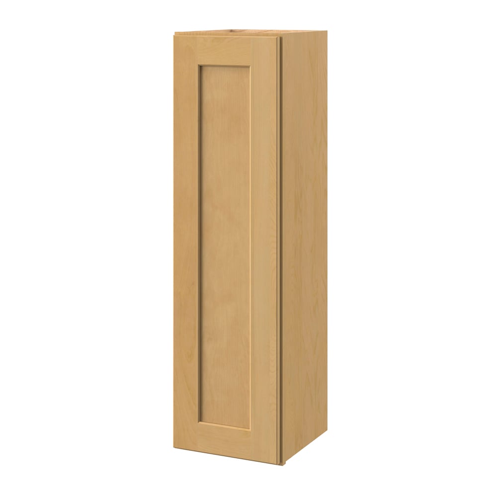 allen + roth Innsbrook 12-in W x 39-in H x 12-in D Rye Wall Fully Assembled Cabinet Flat Panel