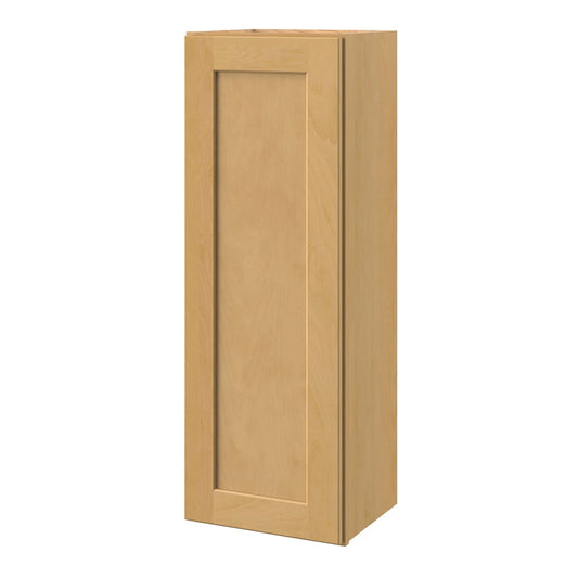 allen + roth Innsbrook 15-in W x 39-in H x 12-in D Rye Wall Fully Assembled Cabinet Flat Panel