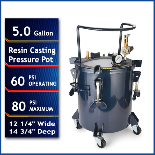California Air Tools 365C 5-Gallon Pressure Pot For Casting 365C