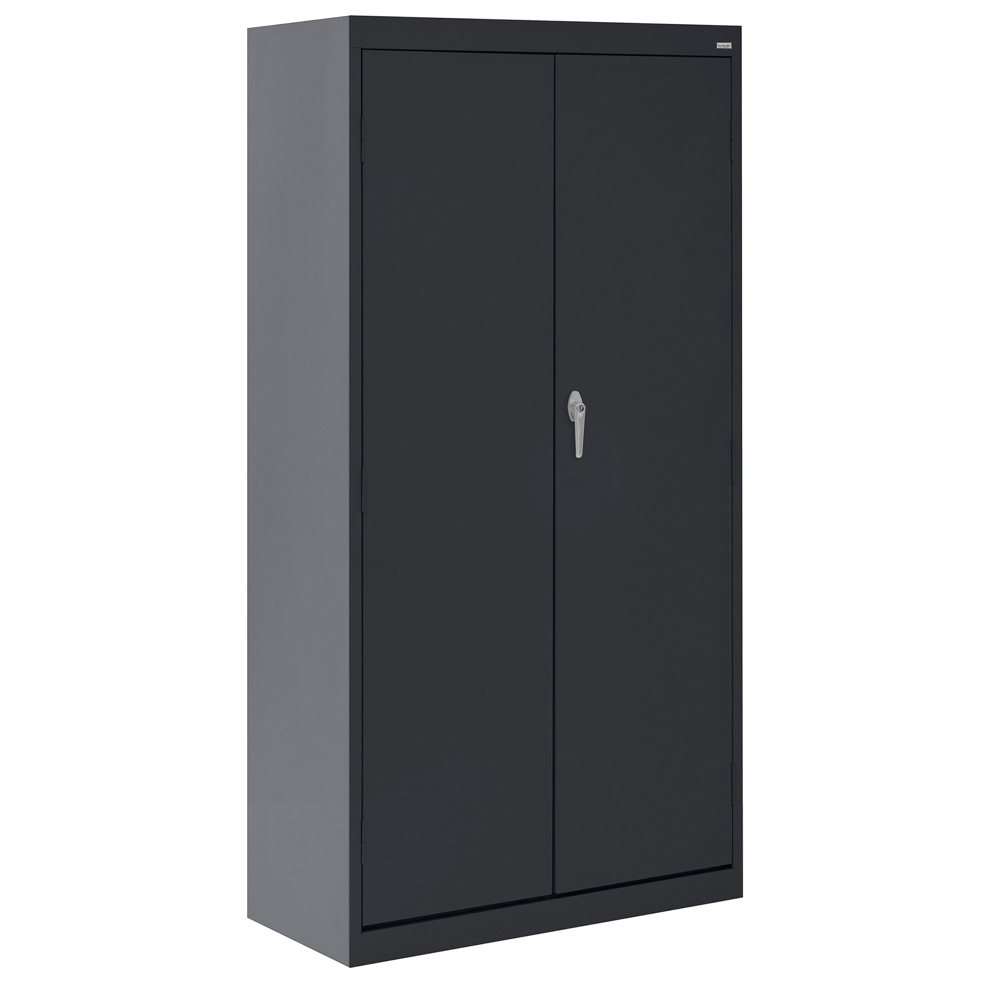 Sandusky 30-in W x 66-in H x 18-in D Freestanding Steel Garage Cabinet in Black