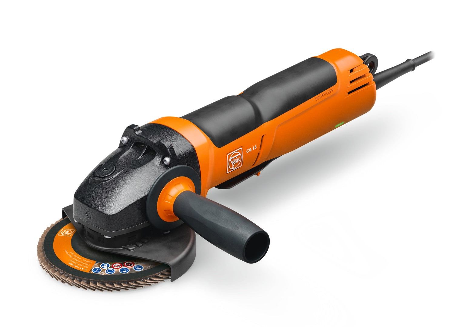 FEIN 5-in 15 Amps Paddle Switch Brushless Corded Angle Grinder 72228560120