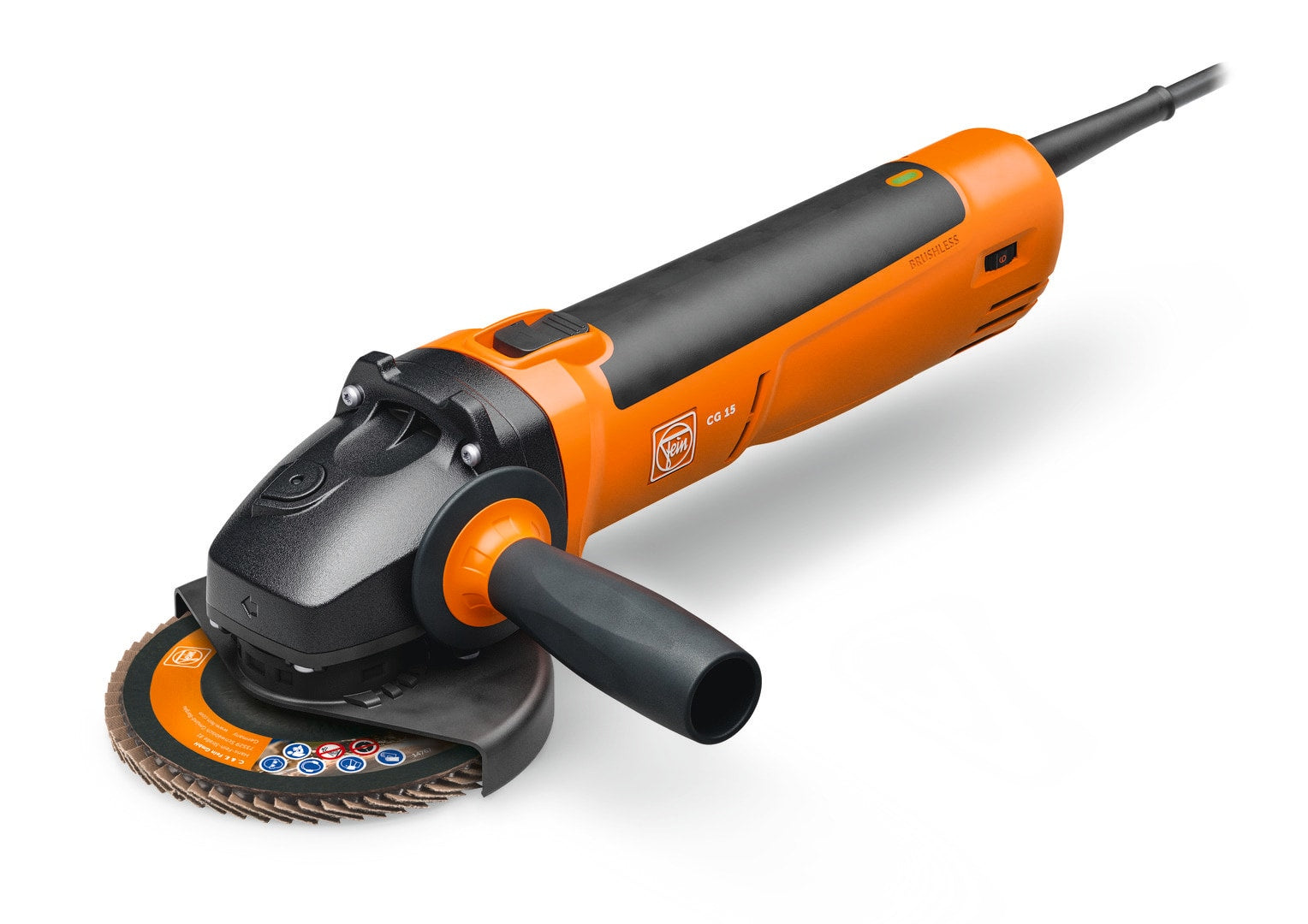 FEIN 5-in 15 Amps Sliding Switch Brushless Corded Angle Grinder 72228660120