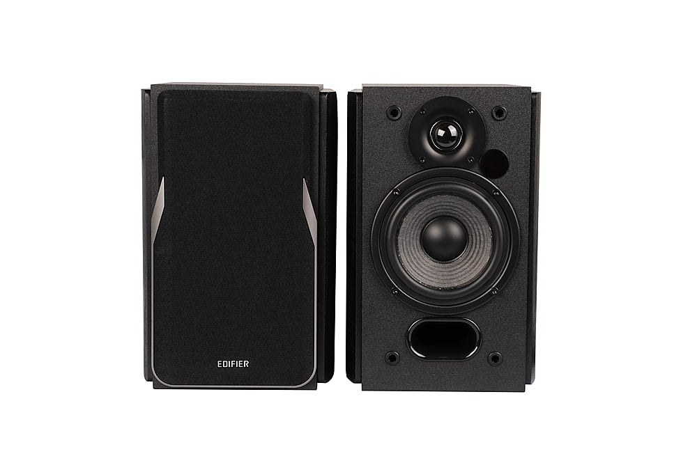 Edifier - R1380DB Active Bookshelf Speakers, Computer Speakers - Bluetooth and Optical Input - 2.0 Studio Monitor Speaker - Black