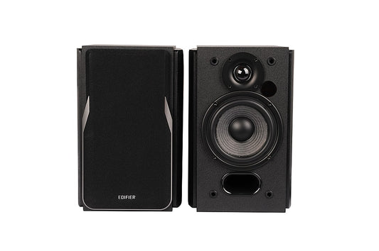 Edifier - R1380DB Active Bookshelf Speakers, Computer Speakers - Bluetooth and Optical Input - 2.0 Studio Monitor Speaker - Black