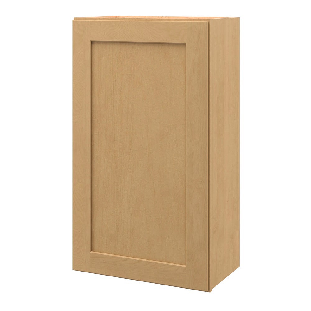 allen + roth Innsbrook 24-in W x 30-in H x 12-in D Rye Wall Fully Assembled Cabinet Flat Panel