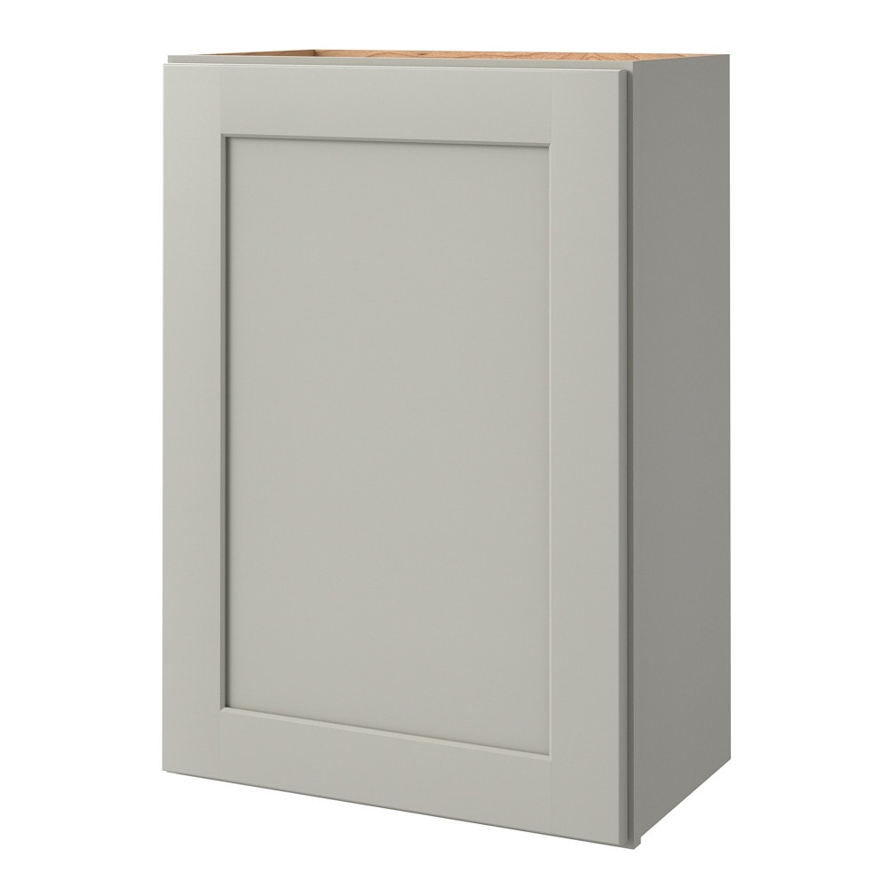allen + roth Stonewall 24-in W x 36-in H x 12-in D Stone Wall Fully Assembled Cabinet Flat Panel