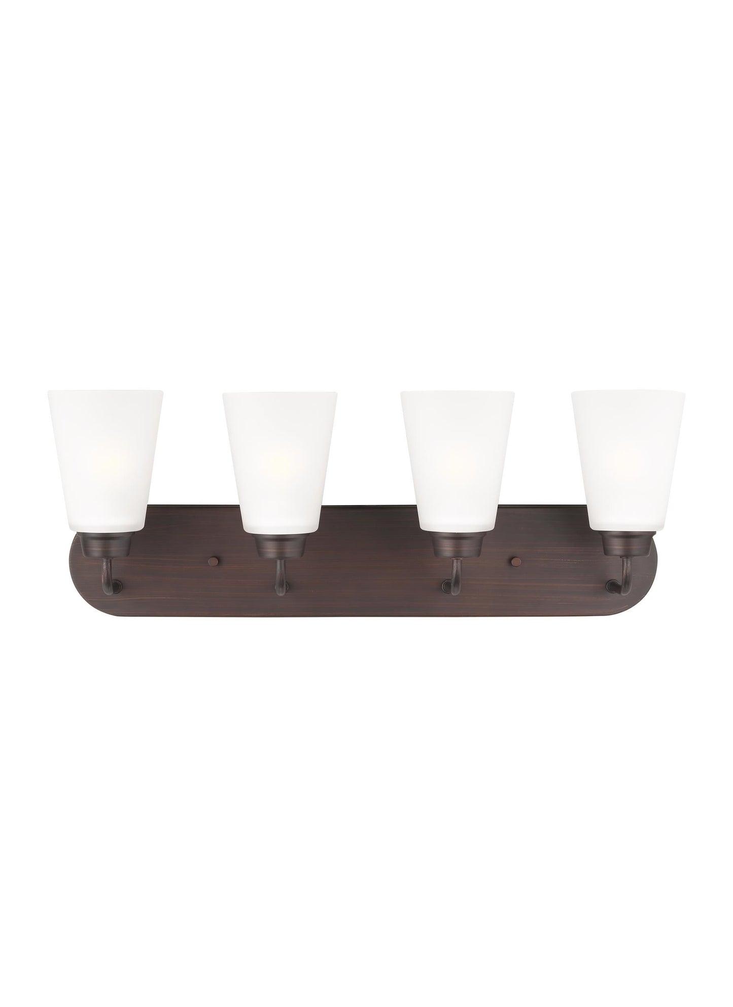 Generation Lighting Kerrville 24.63-in 4 Light Brushed Bronze Transitional Bathroom Vanity light