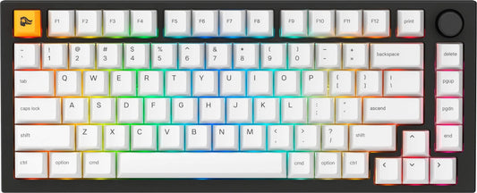 Glorious - GMMK PRO Prebuilt 75% Wired Mechanical Keyboard - Black