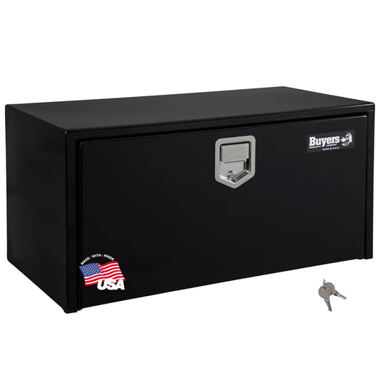 Buyers Products 30-in x 16-in x 14-in Black Steel Underbody Truck Tool Box