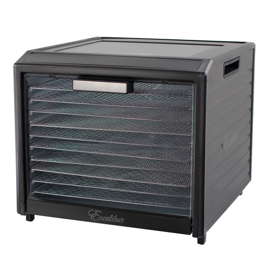 Excalibur 10-Tray Stainless Steel Food Dehydrator with Dishwasher-Safe Parts (800-Watt) DH10SSSS13