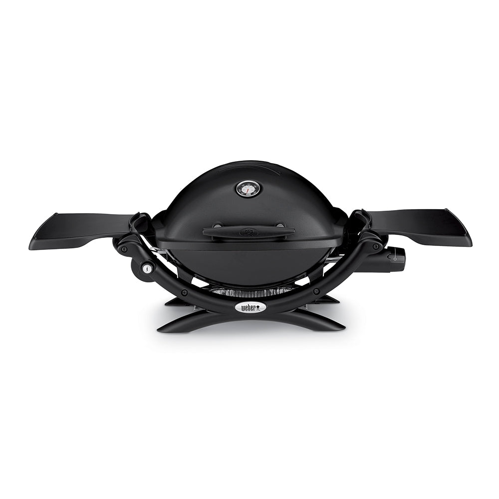 Weber Q 1200 189-Sq. in Black Portable Liquid propane Grill