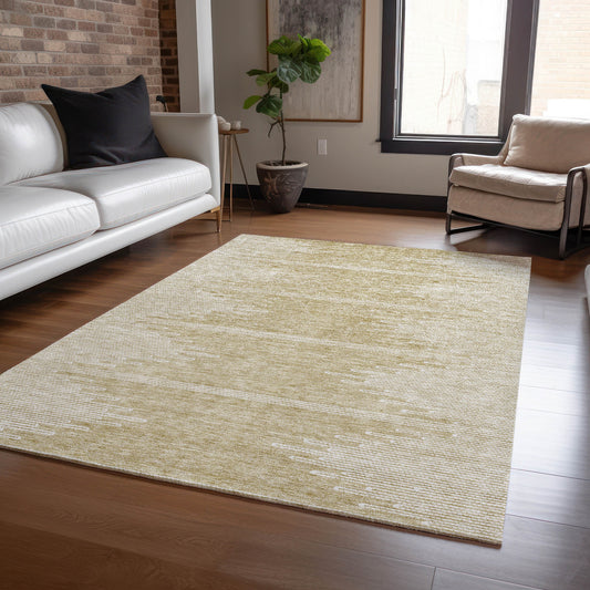 Addison Rugs Chantille ACN647BG 9 x 12 (ft) Polyester Beige Rectangular Indoor/Outdoor Geometric Machine washable Area rug