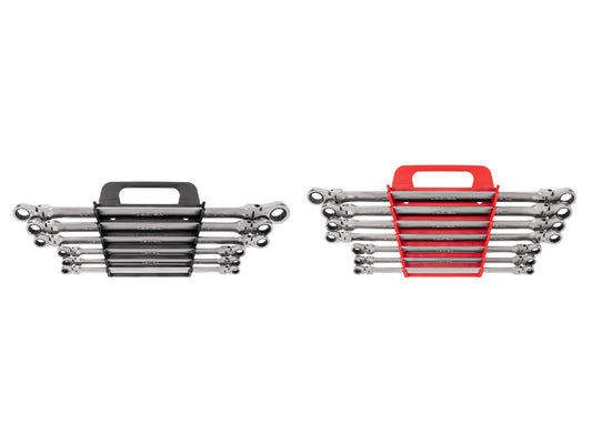 TEKTON 13-Piece Set Standard (SAE) and Metric Flexible Head Ratchet Wrench WRB96202