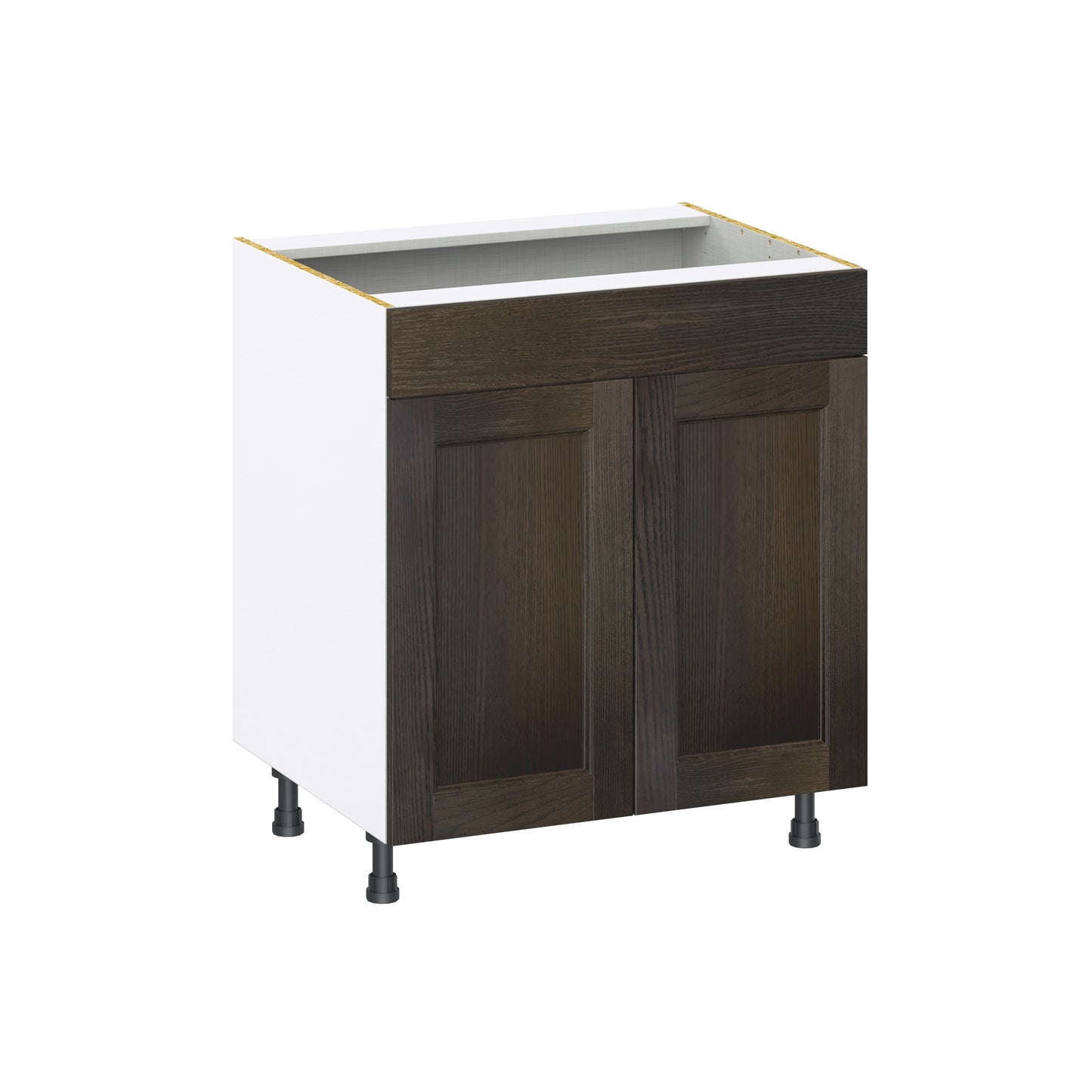Hugo&Borg Montclaire 30-in W x 34.5-in H x 24.5-in D Chestnut Sink Base Fully Assembled Cabinet Recessed Panel Shaker