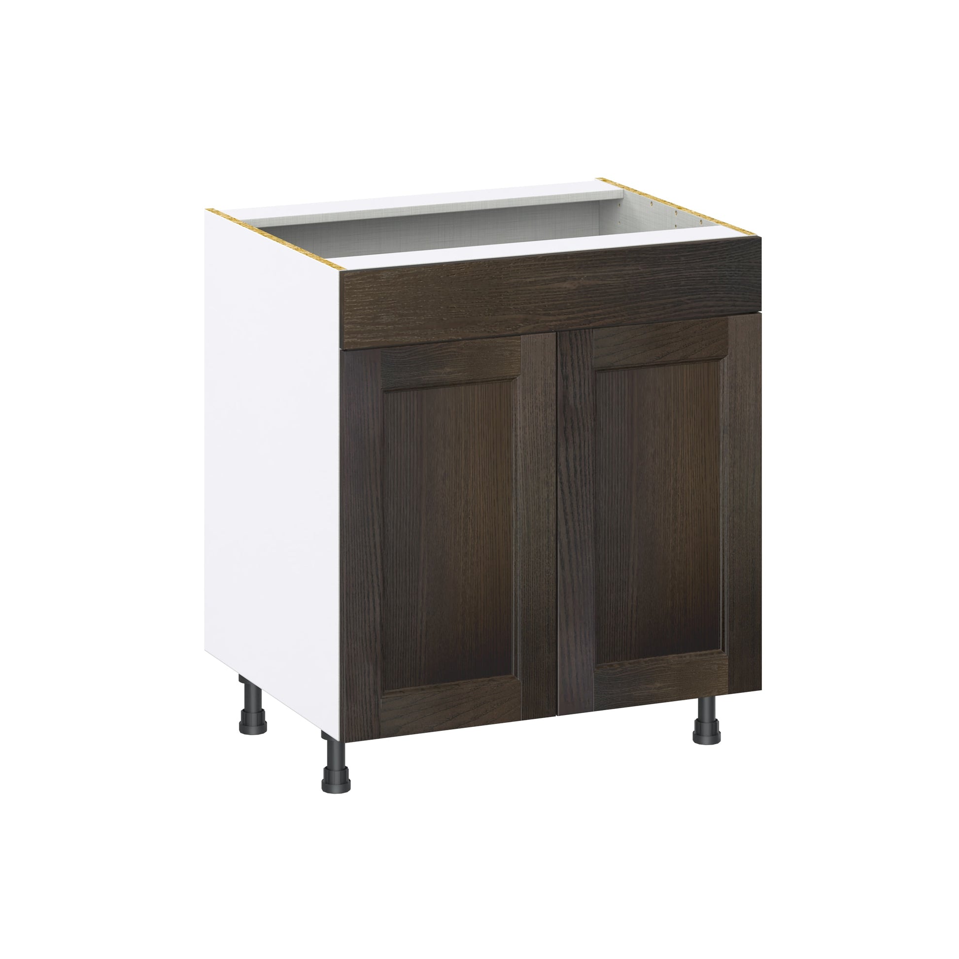 Hugo&Borg Montclaire 30-in W x 34.5-in H x 24.5-in D Chestnut Sink Base Fully Assembled Cabinet Recessed Panel Shaker