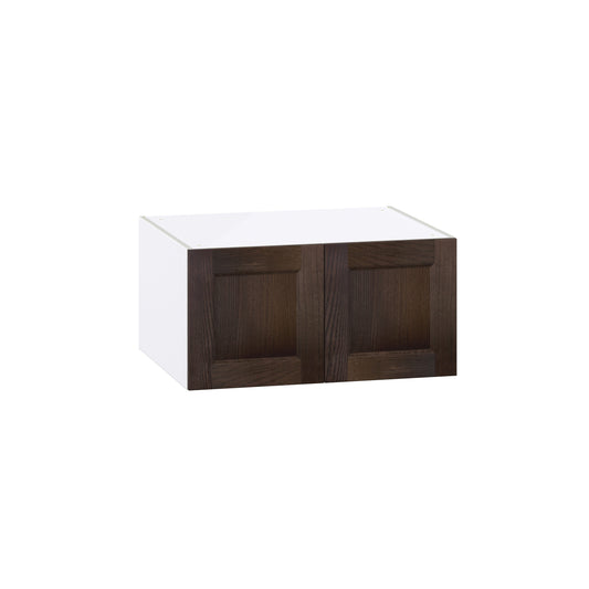 Hugo&Borg Montclaire 30-in W x 15-in H x 24.5-in D Chestnut Wall Fully Assembled Cabinet Recessed Panel Shaker