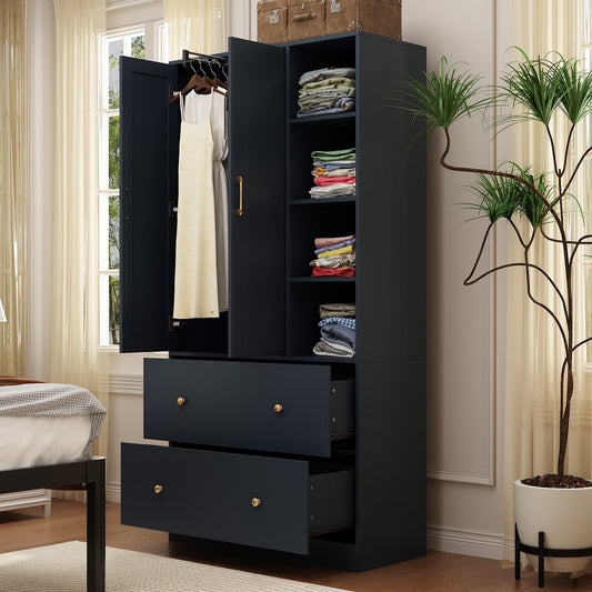 FUFU&GAGA Blue Armoire