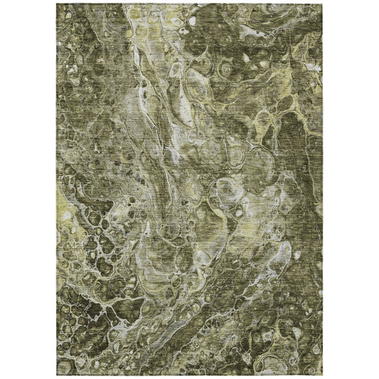 Addison Rugs Chantille ACN670TP 9 x 12 (ft) Polyester Taupe Rectangular Indoor/Outdoor Geometric Machine washable Area rug