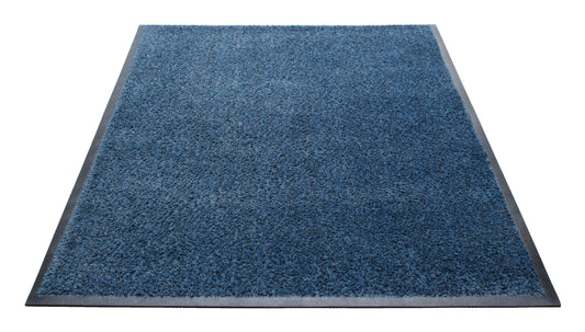Floortex 36-in x 96-in Blue Nylon Non-Slip Grip Indoor Door Mat