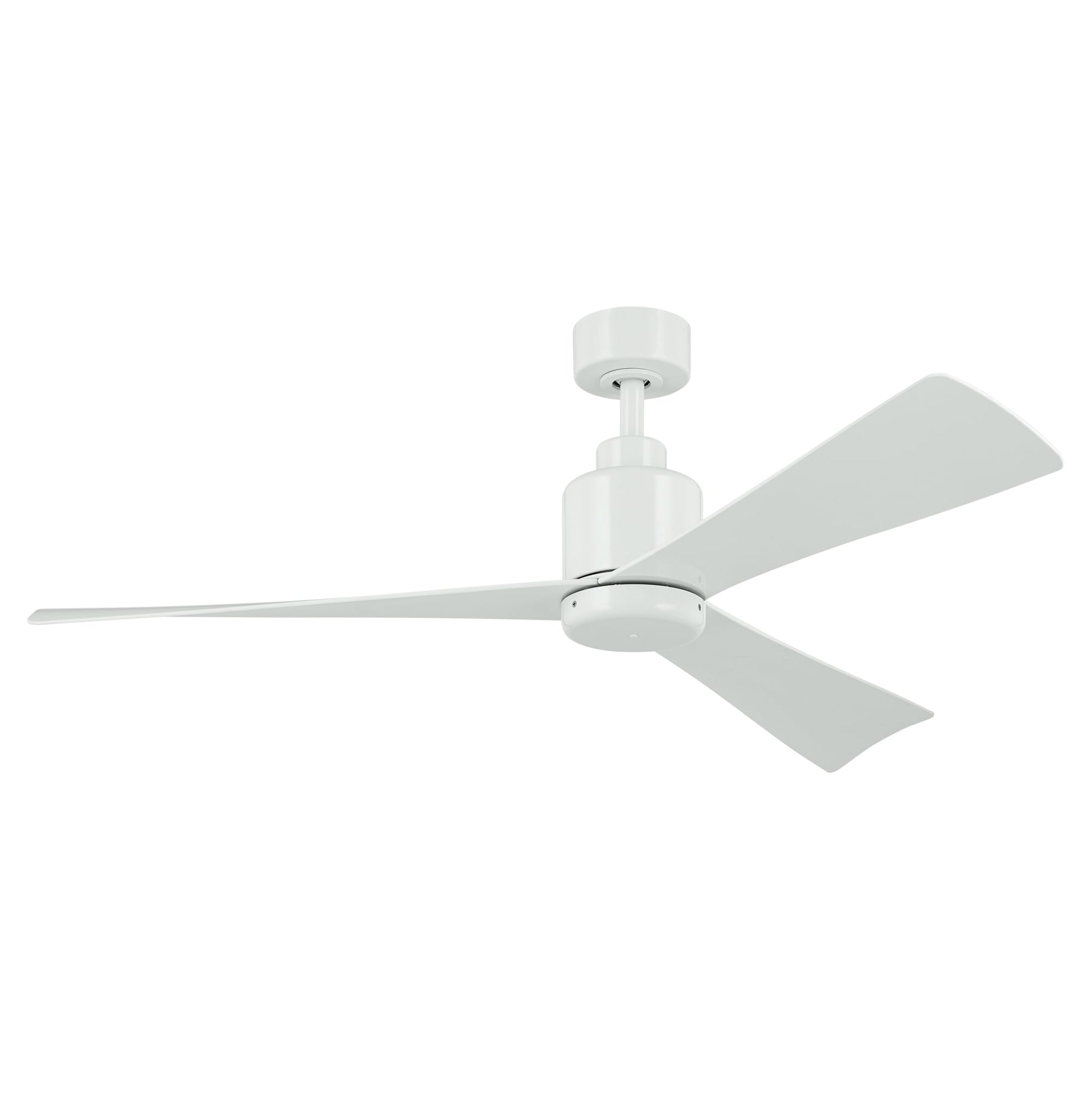 Kichler 52-in White with White Blades Covered Outdoor Ceiling Fan Light Kit Compatible 3 -Blade
