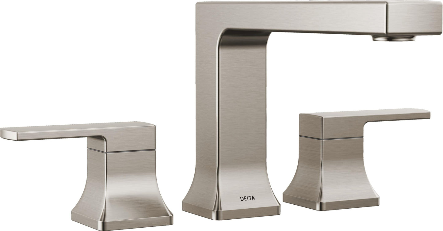 Delta Velum Stainless Steel 2-handle Deck-mount Roman Low-arc Bathtub Faucet