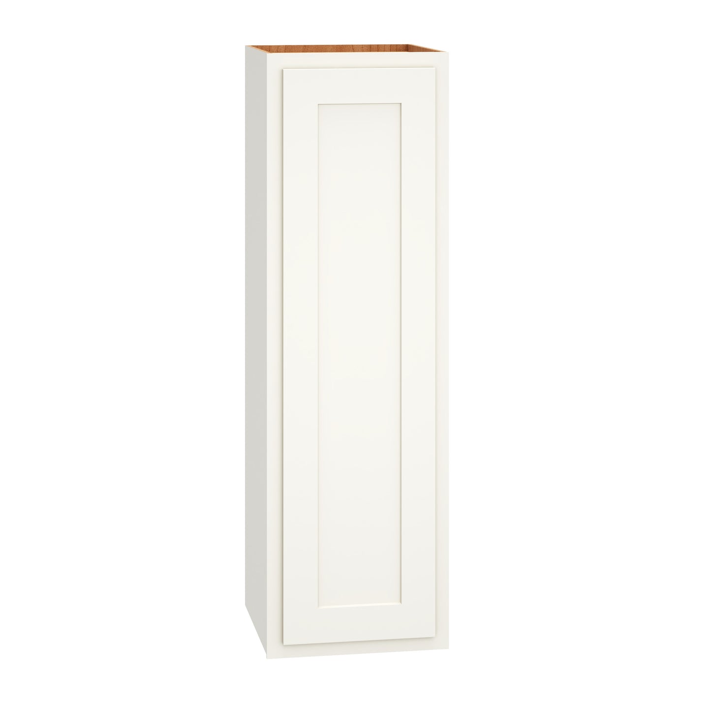 Diamond Express Jamestown 12-in W x 39-in H x 12-in D White Partial Overlay Wall Fully Assembled Plywood Cabinet Recessed Panel Shaker