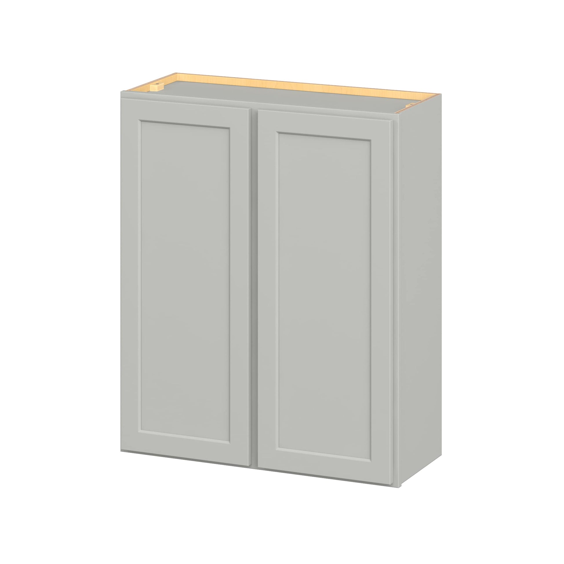 Hugo&Borg PRO Jasper 30-in W x 36-in H x 12-in D Whisper Gray Wall Ready to Assemble (RTA) Plywood Cabinet Flat Panel Shaker