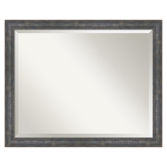 Amanti Art Angled Metallic Rainbow Frame 31.25-Inches W x 25.25-Inches H Rectangle Angled Metallic Rainbow Framed Vanity Mirror