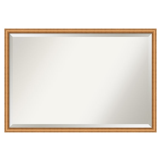 Amanti Art Salon Scoop Copper Frame 38-Inches W x 26-Inches H Rectangle Salon Scoop Copper Framed Vanity Mirror