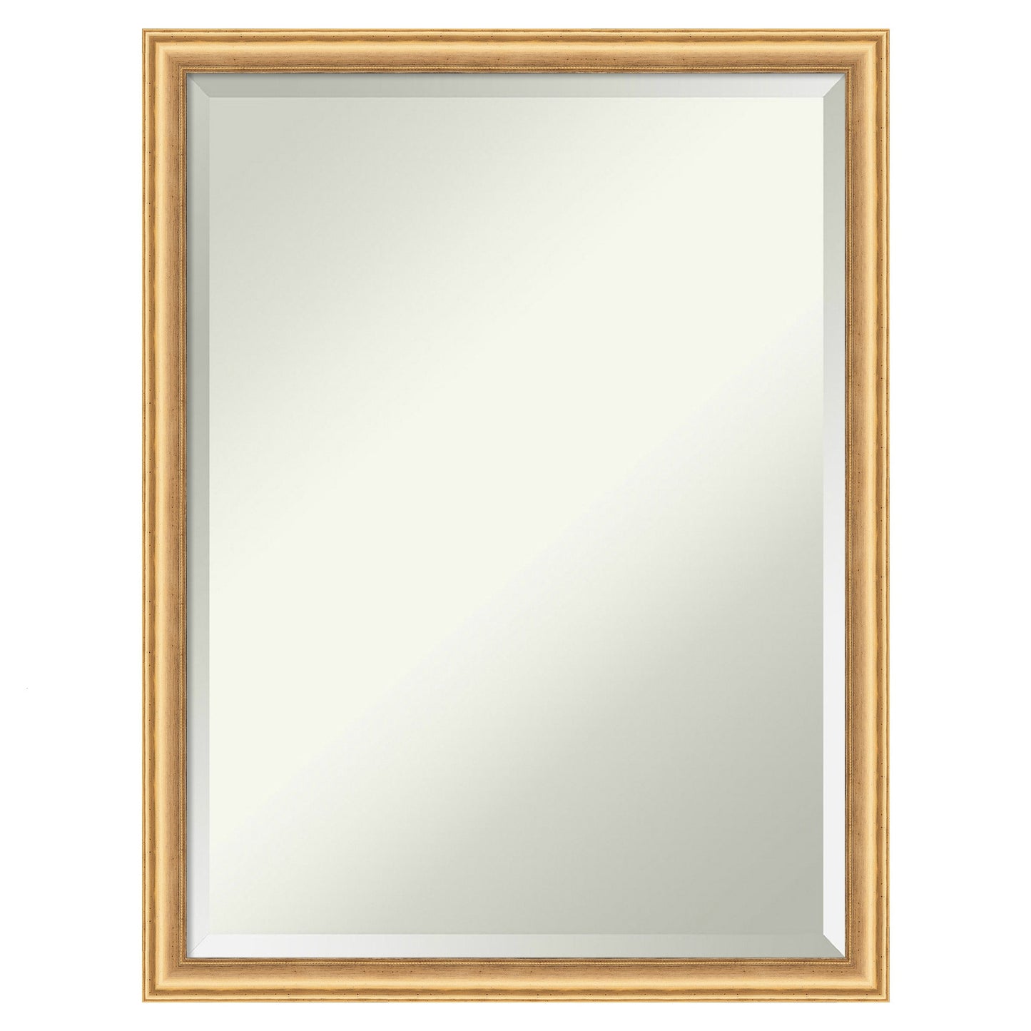Amanti Art Salon Scoop Gold Frame 20-Inches W x 26-Inches H Rectangle Salon Scoop Gold Framed Vanity Mirror