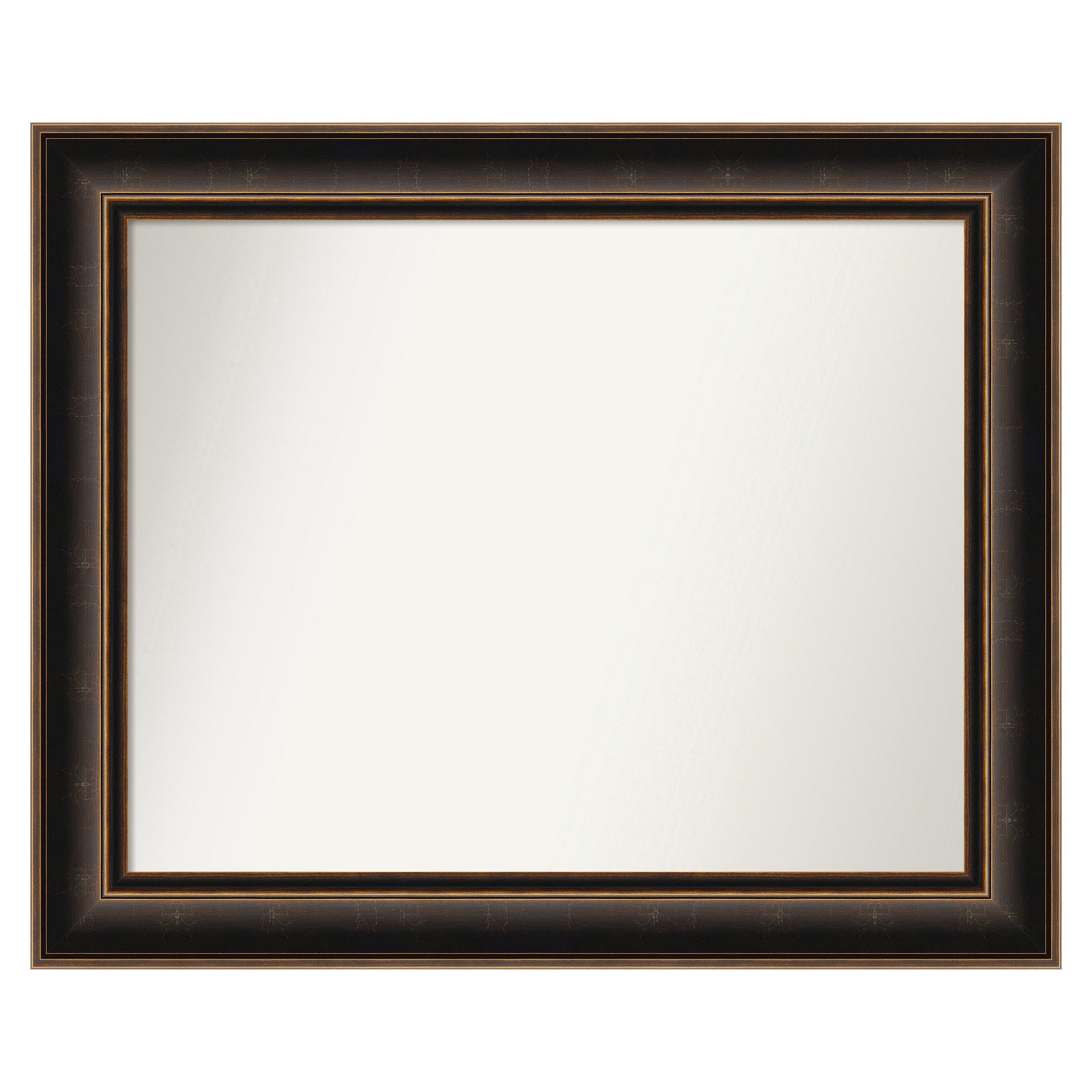 Amanti Art Villa Oil Rubbed Bronze Frame 33.75-Inches W x 27.75-Inches H Rectangle Villa Oil Rubbed Bronze Framed Vanity Mirror