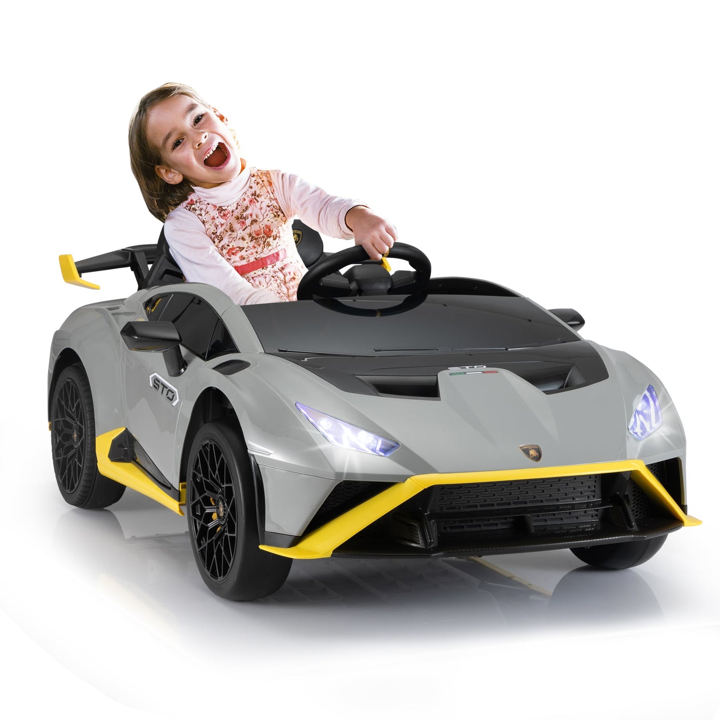 Jaxpety Lamborghini 24-volt 24V Battery Powered Sports Car Riding Toys