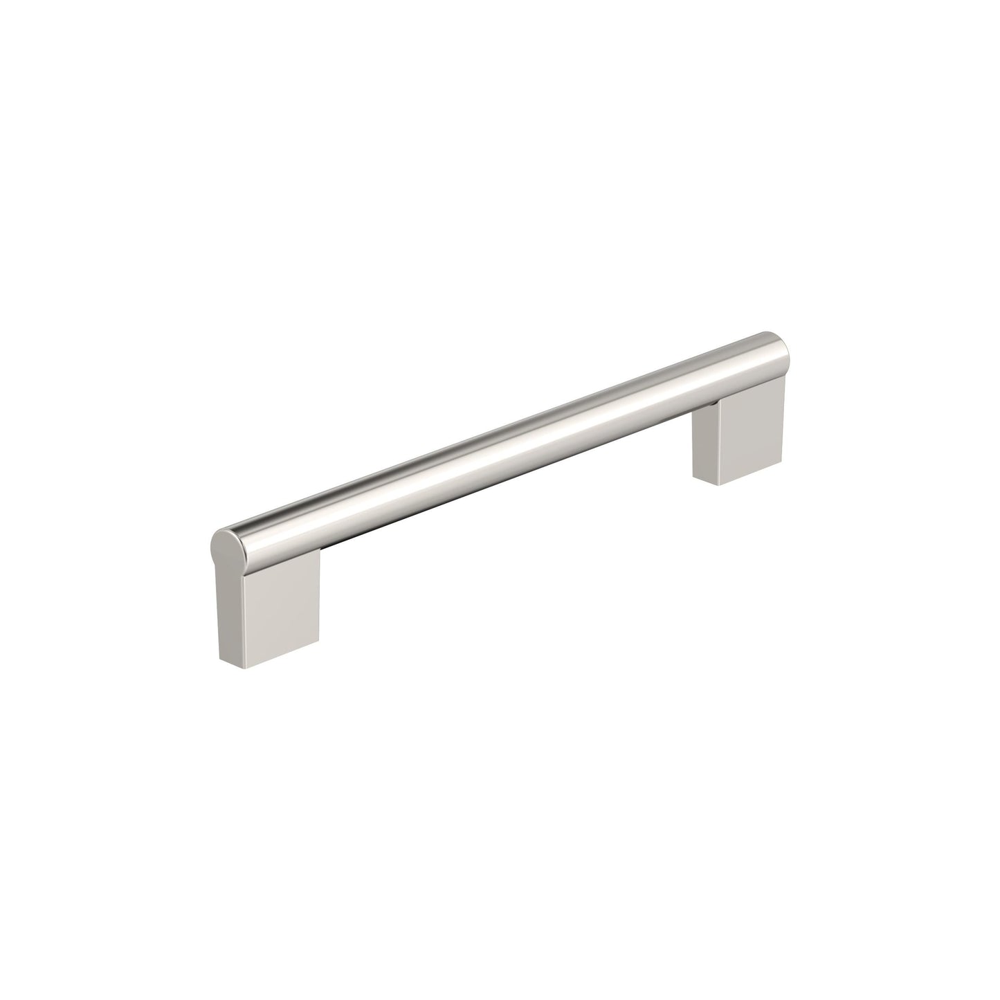 Amerock Versa 6-5/16-in , 160mm Center to Center Polished Nickel Cylindrical Bar Drawer Pull 25 -Pack