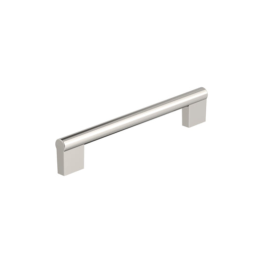 Amerock Versa 6-5/16-in , 160mm Center to Center Polished Nickel Cylindrical Bar Drawer Pull 25 -Pack