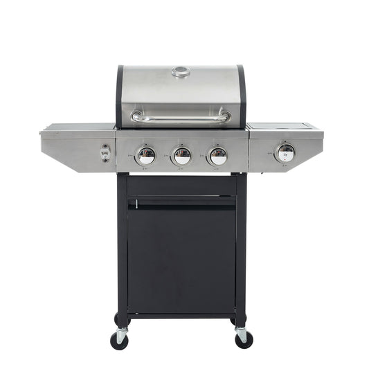 Xspracer Black Liquid Propane Gas Grill with Integrated Smoker Box