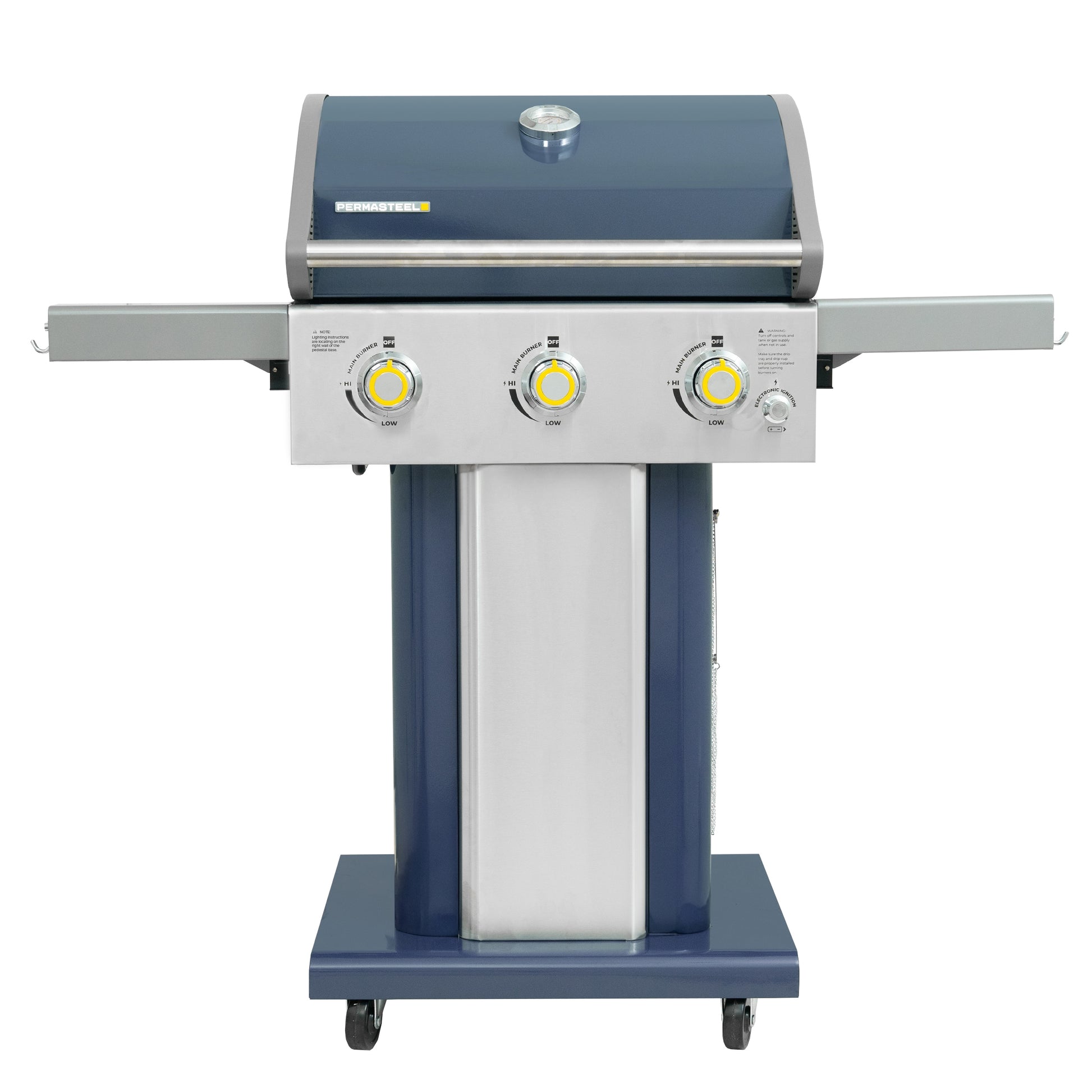Permasteel Azure 3 -Burner Liquid Propane Gas Grill